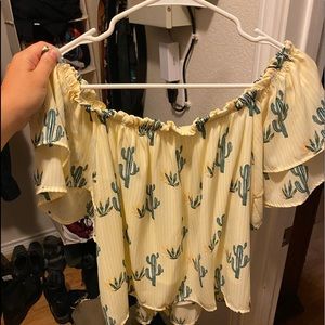 Off the shoulder top